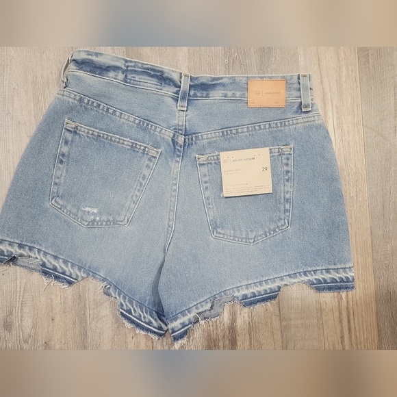 Ag Adriano Goldschmied Alexxis High Rise Wedgie Shorts SZ 29 - Picture 5 of 6